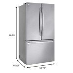 LG 27 Cu. Ft. Stainless Steel French Door Refrigerator