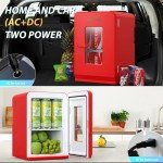 Portable Mini Fridge for Bedroom and Office