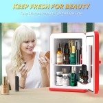 Portable Mini Fridge for Bedroom and Office