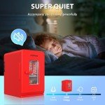 Portable Mini Fridge for Bedroom and Office