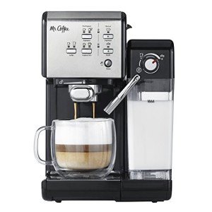 Mr. Coffee Programmable Espresso Machine with Milk Frother