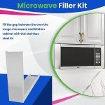 Stainless Steel Microwave Trim Kit for Gap Filling