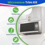 Stainless Steel Microwave Trim Kit for Gap Filling