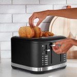 KitchenAid Matte Black 4-Slice Toaster