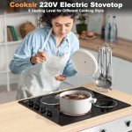 Cooksir 24" 4-Burner Electric Cooktop - 6000W
