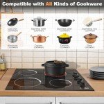 Cooksir 24" 4-Burner Electric Cooktop - 6000W