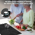30-Inch Electric Cooktop with 4 Burners