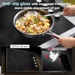 30-Inch Electric Cooktop with 4 Burners
