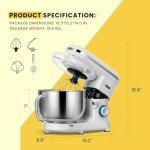 VIVOHOME 660W 10 Speed 6 Quart Stand Mixer