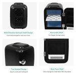 CROWNFUL 4L Portable Mini Fridge - Black