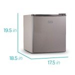 BLACK+DECKER 1.7 Cu. Ft. Mini Fridge with Freezer