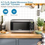 Kenmore 0.7 Cu Ft Stainless Steel Countertop Microwave