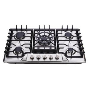 30" Kyerbaino Stainless Steel Gas Cooktop with 5 Burners