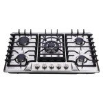 30" Kyerbaino Stainless Steel Gas Cooktop with 5 Burners