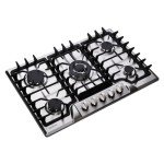 30" Kyerbaino Stainless Steel Gas Cooktop with 5 Burners
