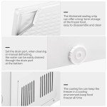 Kismile 3.5 Cu. Ft. Chest Freezer - White