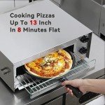 CROSSON Indoor Electric Frozen Pizza Oven 13