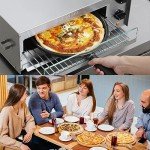 CROSSON Indoor Electric Frozen Pizza Oven 13