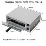 CROSSON Indoor Electric Frozen Pizza Oven 13