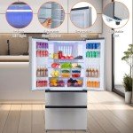 GarveeHome 36-Inch French Door Refrigerator, 18.8 Cu. Ft