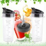 Ninja Blender Cups and Blade Assembly Set