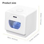 Cobuy Compact Countertop Portable Dishwasher with 7 Programs