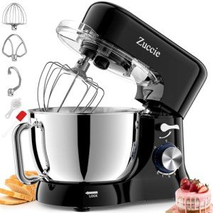 Zuccie 4.8QT Electric Stand Mixer with Attachments