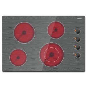 Karinear 30" 4-Burner Electric Cooktop with Knob Control