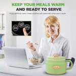 NutriChef 1.6 QT Electric Rice Cooker & Lunch Maker