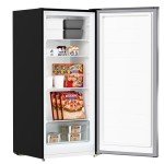 KoolMore 7 Cu. Ft. Convertible Stainless Steel Freezer