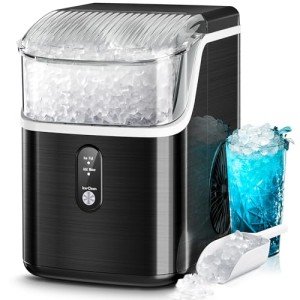 Kismile Portable Nugget Ice Maker for Home