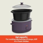 Bella 6.0 Qt Slow Cooker with Ceramic Coating