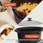 Bella 6.0 Qt Slow Cooker with Ceramic Coating