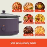 Bella 6.0 Qt Slow Cooker with Ceramic Coating