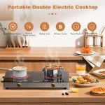Disaenvir 24-Inch 2 Burner Electric Cooktop