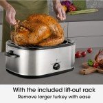 Sunvivi 24 Quart Electric Roaster with Lid