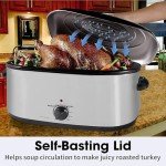 Sunvivi 24 Quart Electric Roaster with Lid
