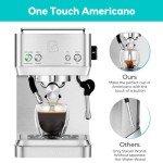 CASABREWS 20 Bar Espresso Machine with Milk Frother