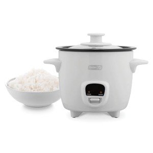 Dash Mini Rice Cooker and Steamer, 2 Cups