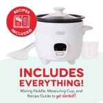Dash Mini Rice Cooker and Steamer, 2 Cups