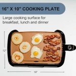 OVENTE Electric Griddle with Non-Stick Surface