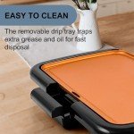 OVENTE Electric Griddle with Non-Stick Surface