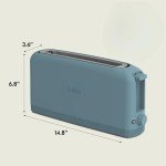 Bella 2-Slice Slim Toaster with Shade Control