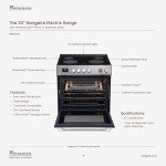 Rangaire 30" Electric Range Oven with AirFry