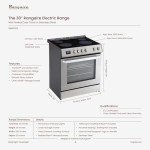 Rangaire 30" Electric Range Oven with AirFry