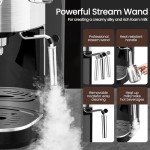 ZAFRO 20 Bar Espresso Machine with Milk Frother