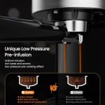 ZAFRO 20 Bar Espresso Machine with Milk Frother