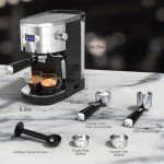 ZAFRO 20 Bar Espresso Machine with Milk Frother