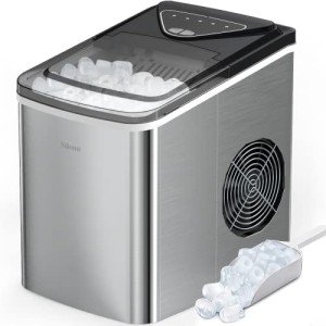 Silonn Stainless Steel Countertop Ice Maker Machine