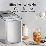 Silonn Stainless Steel Countertop Ice Maker Machine